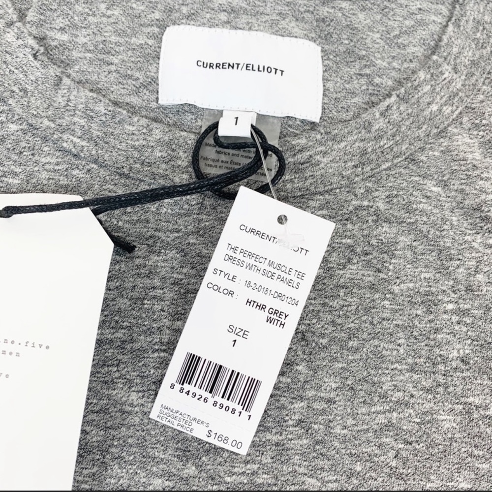 Current/Elliott Perfect Muscle Tee Dress, NWT! - Picture 4 of 5